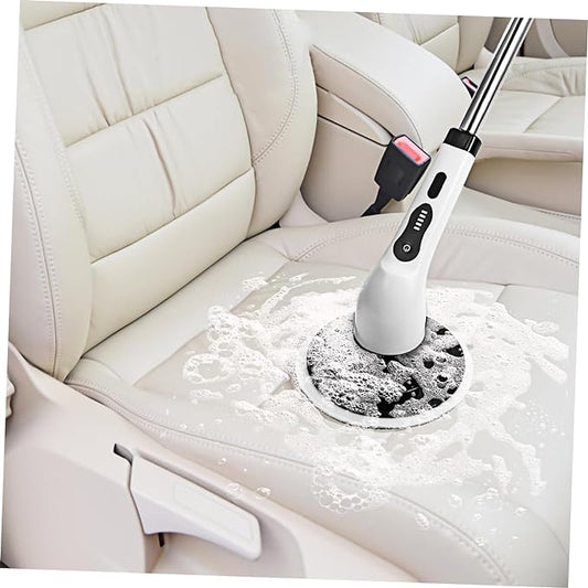 9 in 1 Electric Cleaning Scrubber, Replaceable Brush Heads - 90Mins Work Time