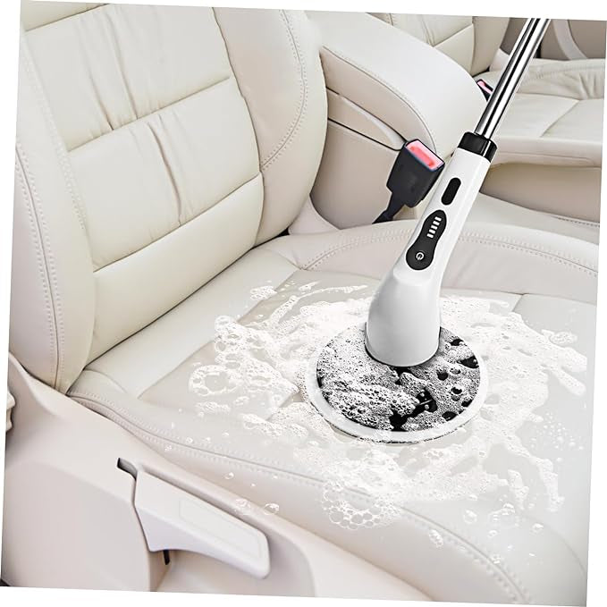 9 in 1 Electric Cleaning Scrubber, Replaceable Brush Heads - 90Mins Work Time